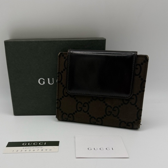 Gucci Handbags - Gucci Vintage Compact Nylon Wallet